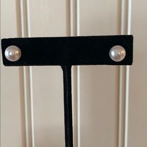 Faux Pearl Stud Earrings